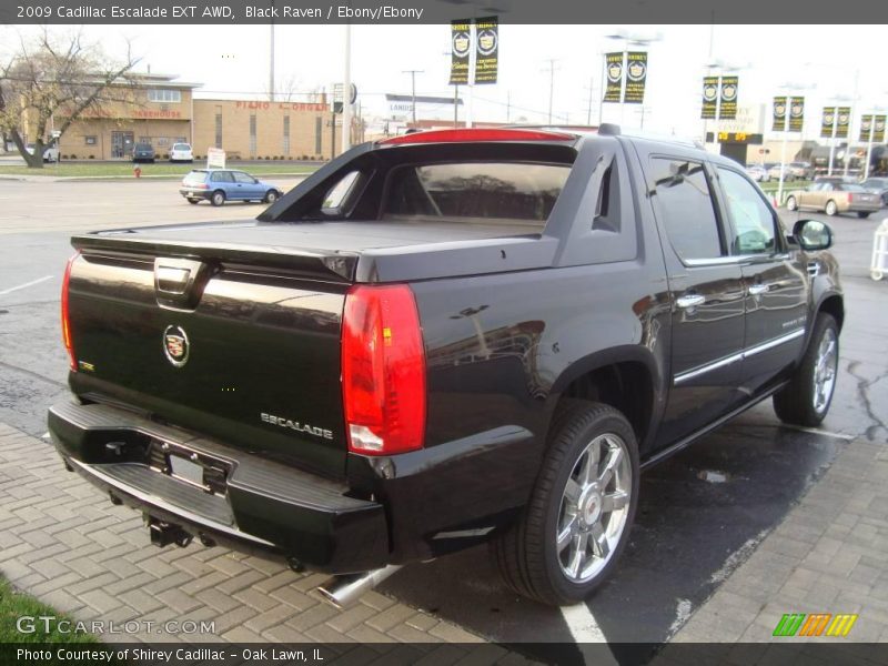 Black Raven / Ebony/Ebony 2009 Cadillac Escalade EXT AWD