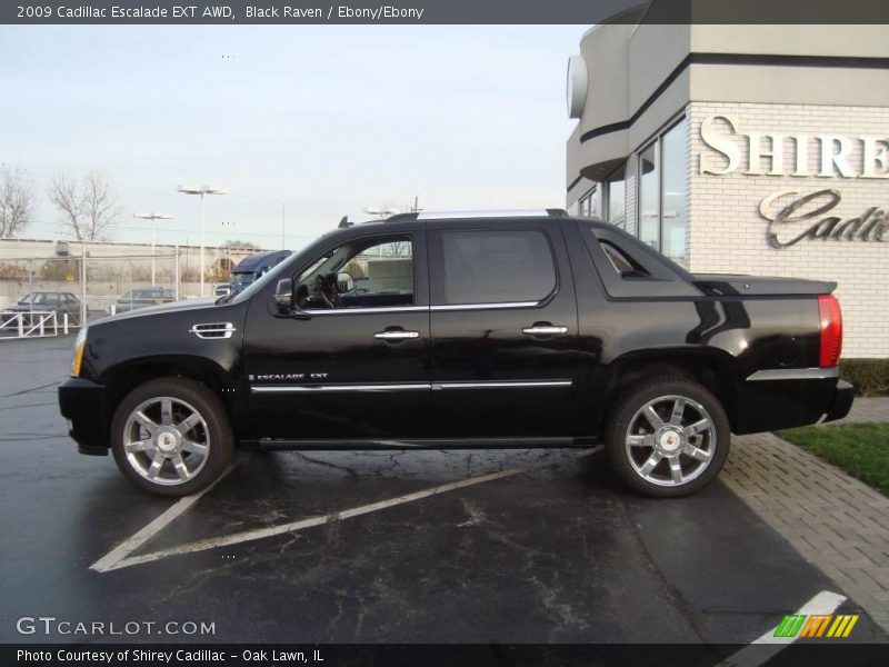 Black Raven / Ebony/Ebony 2009 Cadillac Escalade EXT AWD