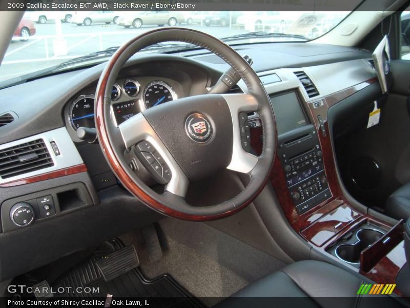 Black Raven / Ebony/Ebony 2009 Cadillac Escalade EXT AWD