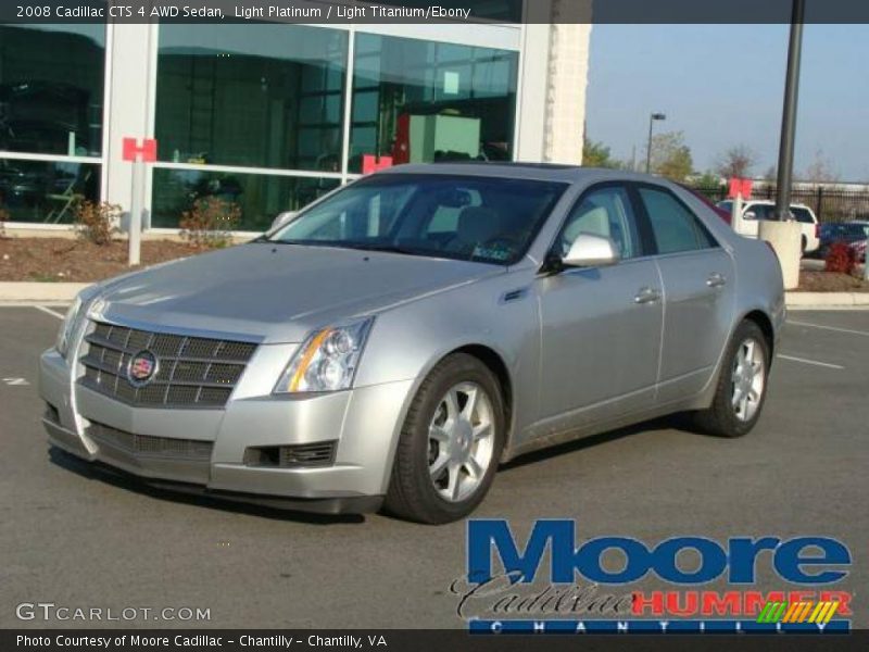 Light Platinum / Light Titanium/Ebony 2008 Cadillac CTS 4 AWD Sedan