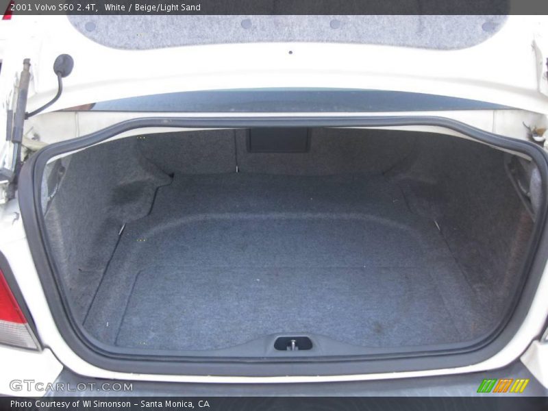 White / Beige/Light Sand 2001 Volvo S60 2.4T