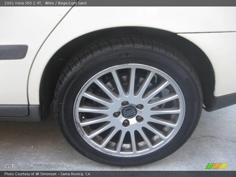 White / Beige/Light Sand 2001 Volvo S60 2.4T
