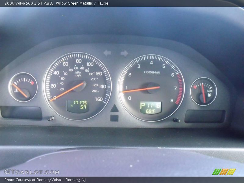 Willow Green Metallic / Taupe 2006 Volvo S60 2.5T AWD