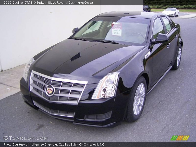 Black Raven / Cashmere/Cocoa 2010 Cadillac CTS 3.0 Sedan