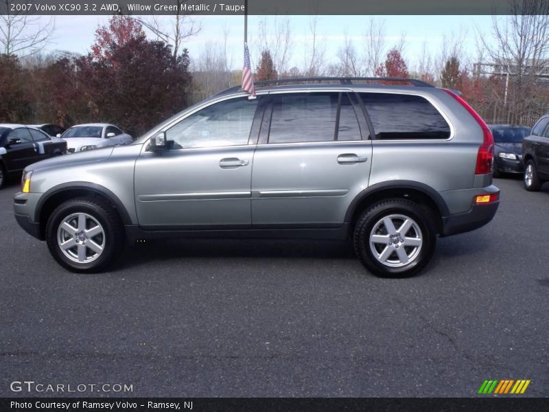 Willow Green Metallic / Taupe 2007 Volvo XC90 3.2 AWD