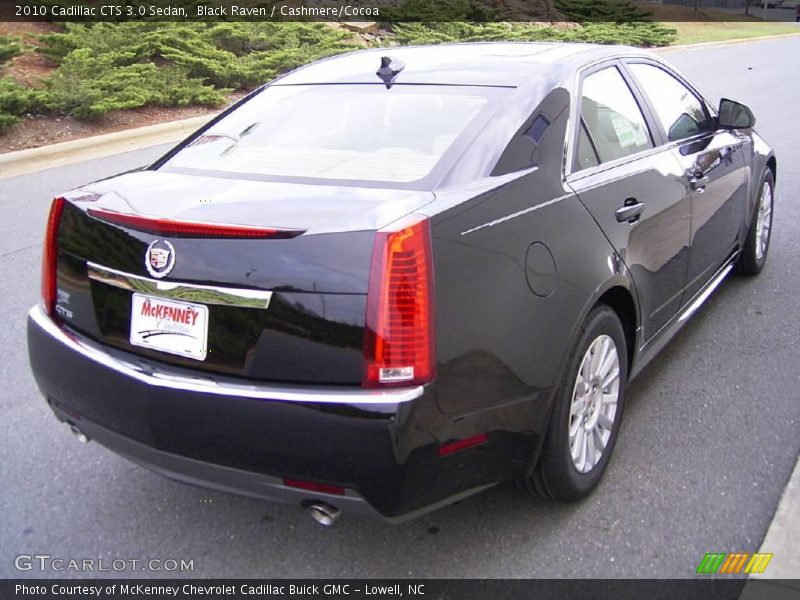 Black Raven / Cashmere/Cocoa 2010 Cadillac CTS 3.0 Sedan