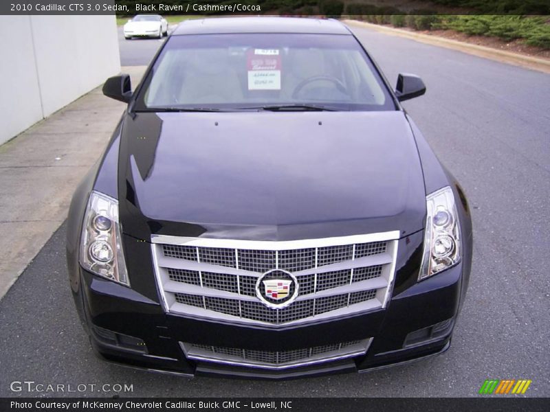 Black Raven / Cashmere/Cocoa 2010 Cadillac CTS 3.0 Sedan
