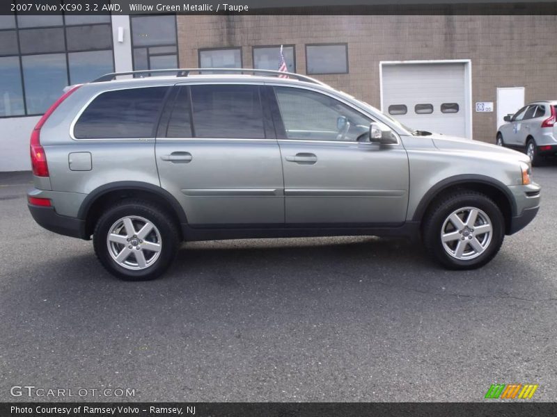 Willow Green Metallic / Taupe 2007 Volvo XC90 3.2 AWD