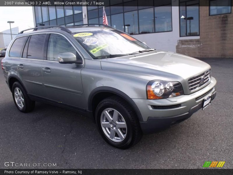 Willow Green Metallic / Taupe 2007 Volvo XC90 3.2 AWD