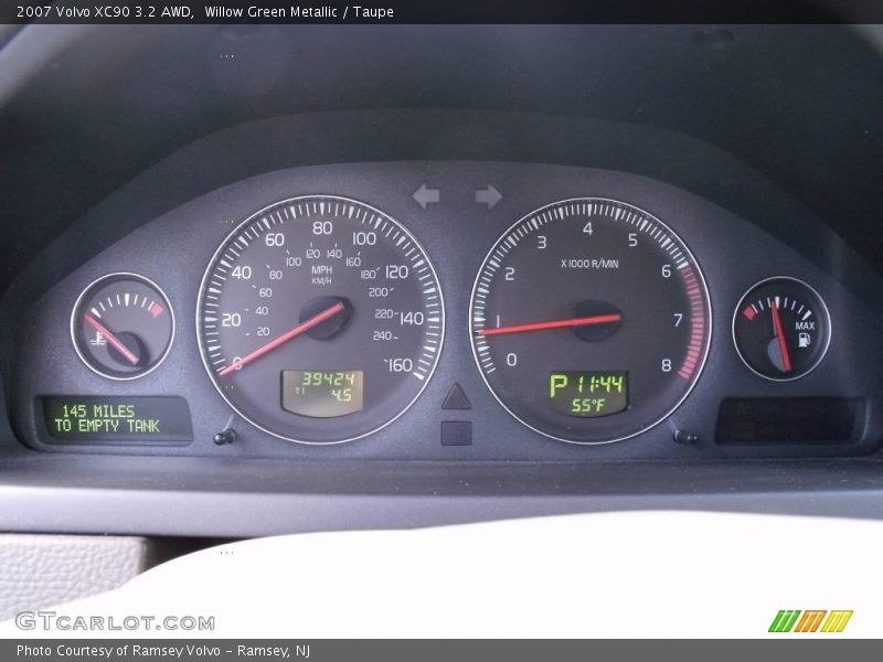 Willow Green Metallic / Taupe 2007 Volvo XC90 3.2 AWD