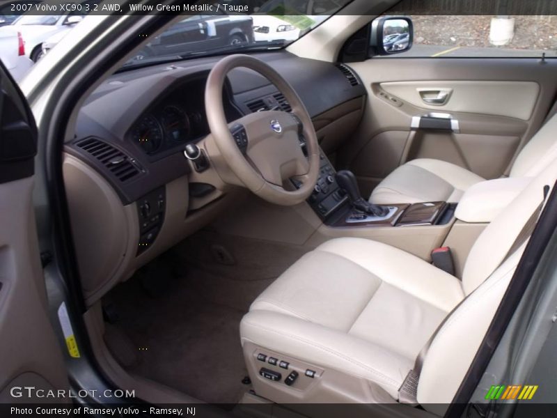 Willow Green Metallic / Taupe 2007 Volvo XC90 3.2 AWD