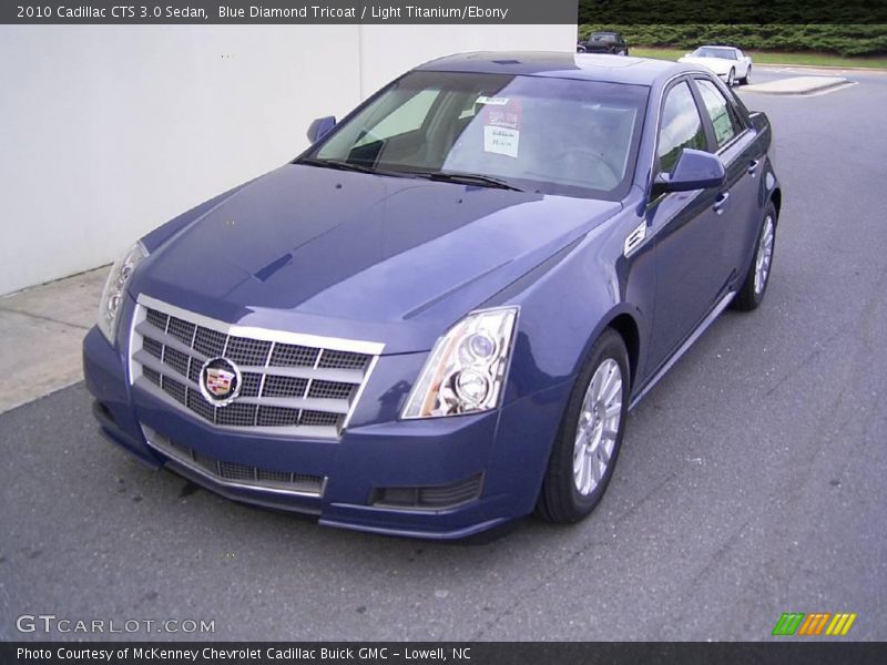 Blue Diamond Tricoat / Light Titanium/Ebony 2010 Cadillac CTS 3.0 Sedan