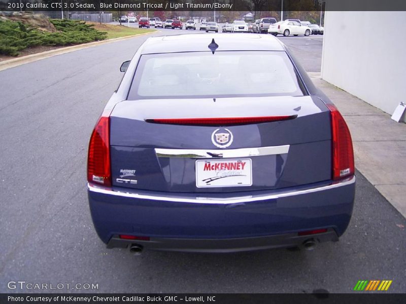 Blue Diamond Tricoat / Light Titanium/Ebony 2010 Cadillac CTS 3.0 Sedan