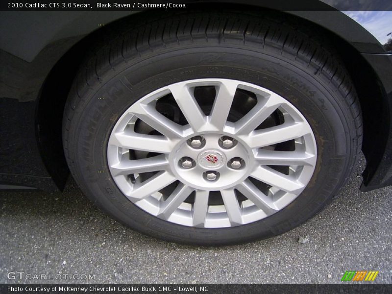 Black Raven / Cashmere/Cocoa 2010 Cadillac CTS 3.0 Sedan