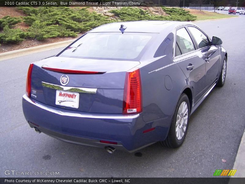 Blue Diamond Tricoat / Light Titanium/Ebony 2010 Cadillac CTS 3.0 Sedan