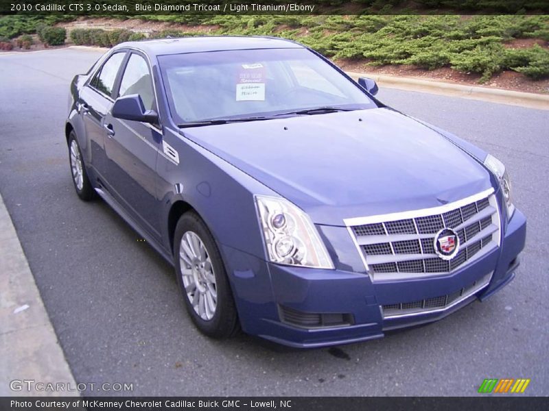 Blue Diamond Tricoat / Light Titanium/Ebony 2010 Cadillac CTS 3.0 Sedan