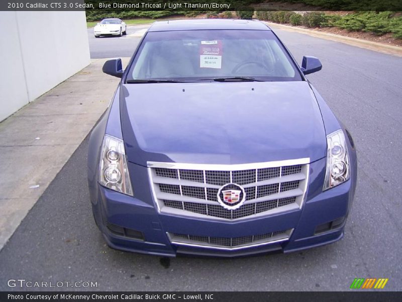 Blue Diamond Tricoat / Light Titanium/Ebony 2010 Cadillac CTS 3.0 Sedan