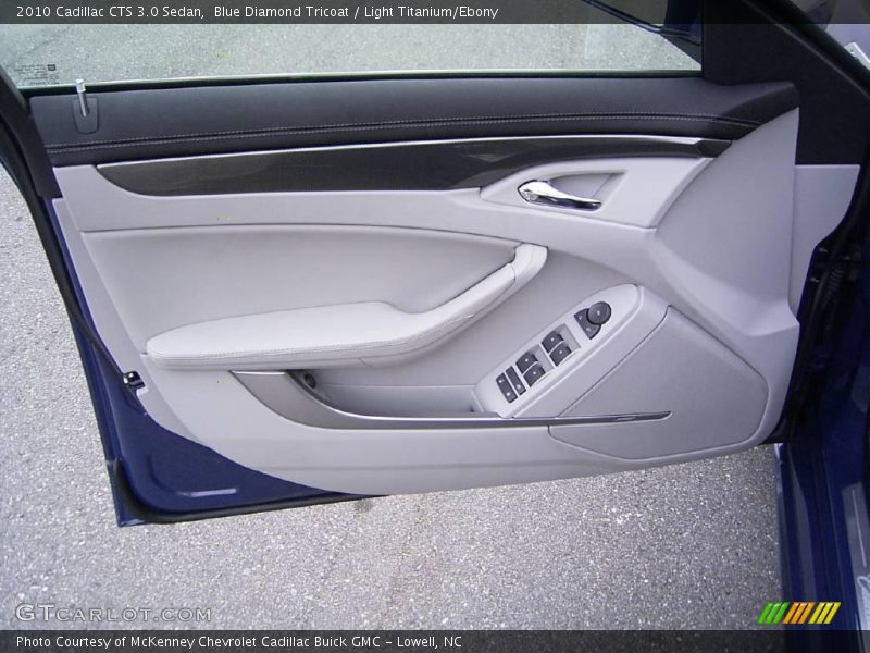 Blue Diamond Tricoat / Light Titanium/Ebony 2010 Cadillac CTS 3.0 Sedan