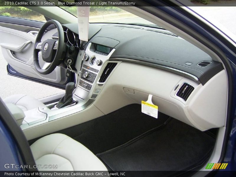 Blue Diamond Tricoat / Light Titanium/Ebony 2010 Cadillac CTS 3.0 Sedan