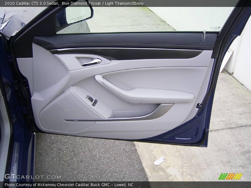 Blue Diamond Tricoat / Light Titanium/Ebony 2010 Cadillac CTS 3.0 Sedan