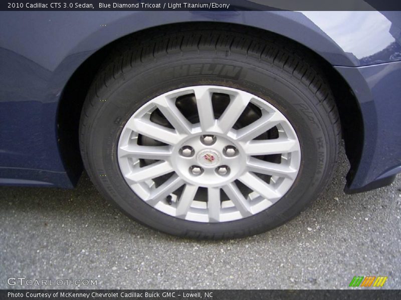 Blue Diamond Tricoat / Light Titanium/Ebony 2010 Cadillac CTS 3.0 Sedan