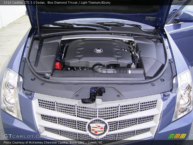 Blue Diamond Tricoat / Light Titanium/Ebony 2010 Cadillac CTS 3.0 Sedan