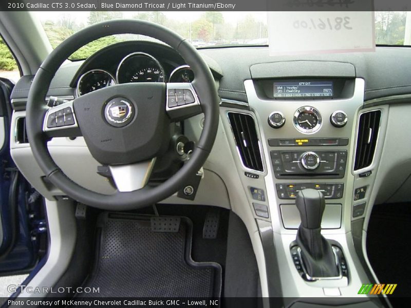 Blue Diamond Tricoat / Light Titanium/Ebony 2010 Cadillac CTS 3.0 Sedan
