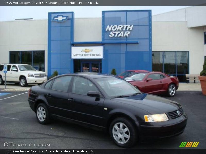 Black Magic Pearl / Black 1999 Volkswagen Passat GLS Sedan