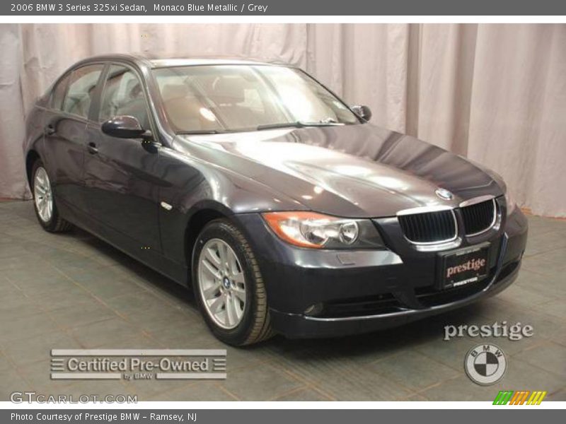 Monaco Blue Metallic / Grey 2006 BMW 3 Series 325xi Sedan