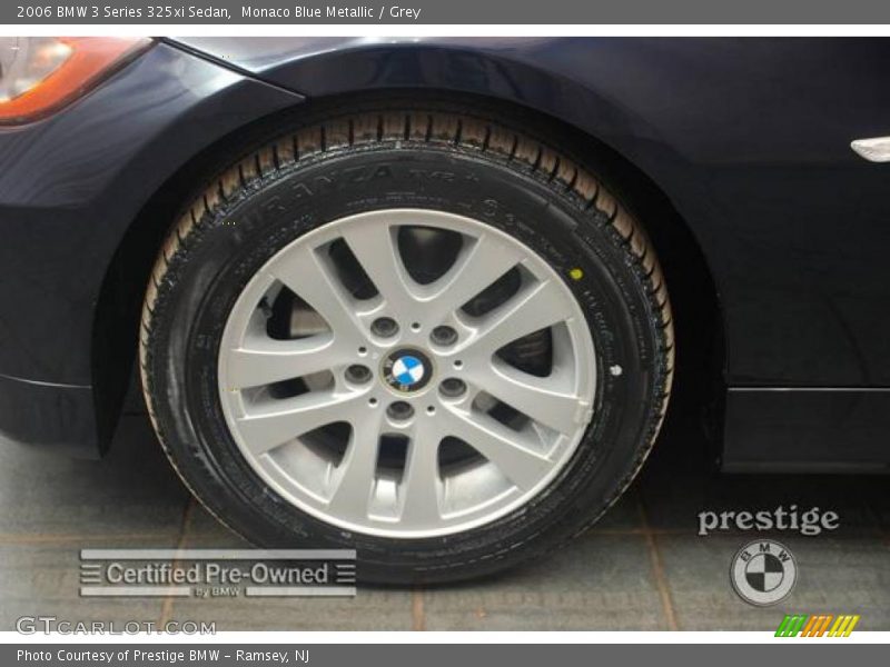 Monaco Blue Metallic / Grey 2006 BMW 3 Series 325xi Sedan
