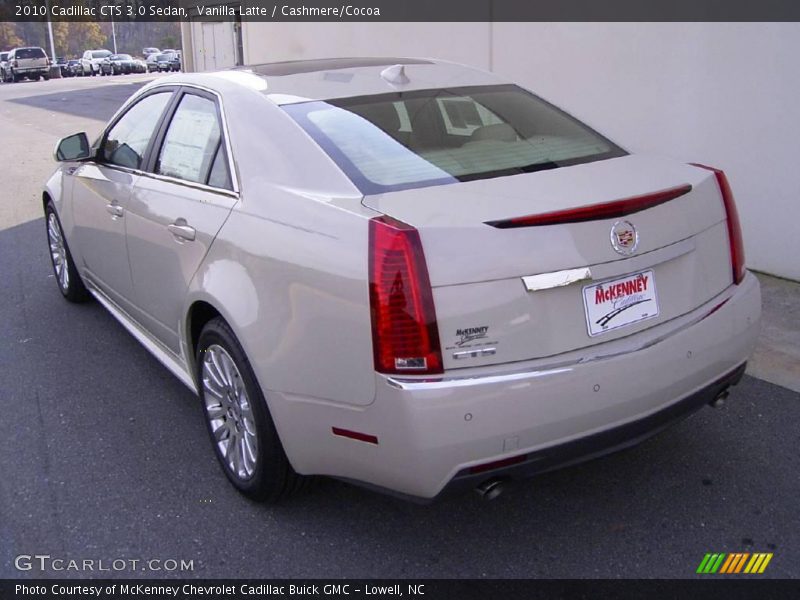 Vanilla Latte / Cashmere/Cocoa 2010 Cadillac CTS 3.0 Sedan