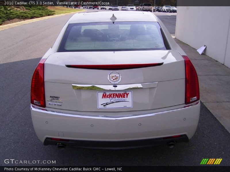 Vanilla Latte / Cashmere/Cocoa 2010 Cadillac CTS 3.0 Sedan