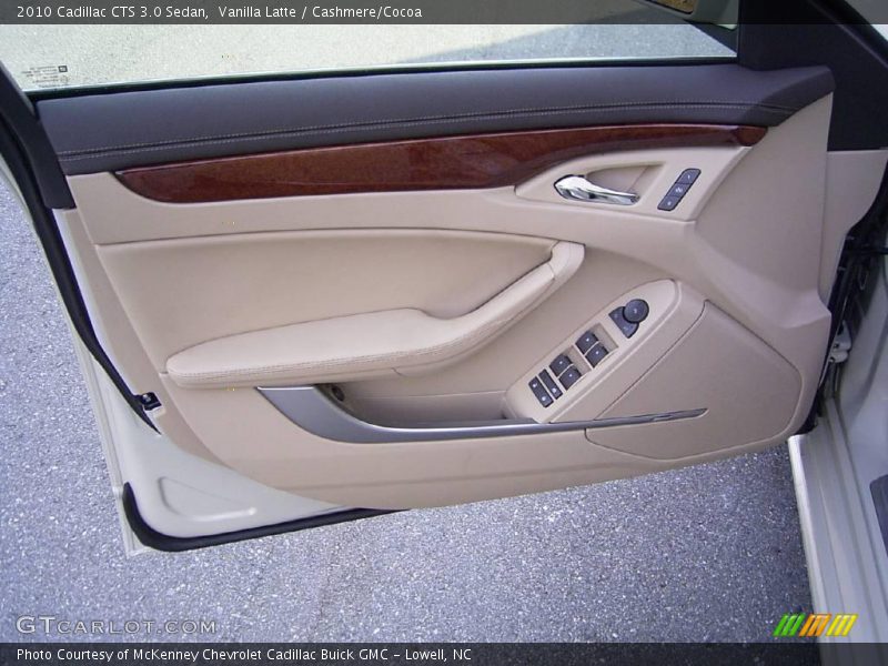 Vanilla Latte / Cashmere/Cocoa 2010 Cadillac CTS 3.0 Sedan