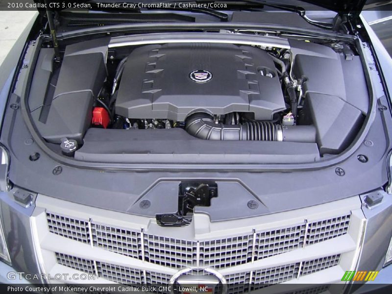 Thunder Gray ChromaFlair / Cashmere/Cocoa 2010 Cadillac CTS 3.0 Sedan