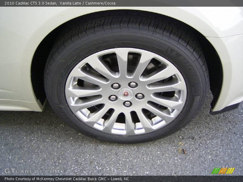 Vanilla Latte / Cashmere/Cocoa 2010 Cadillac CTS 3.0 Sedan