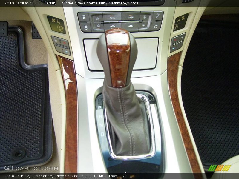 Thunder Gray ChromaFlair / Cashmere/Cocoa 2010 Cadillac CTS 3.0 Sedan
