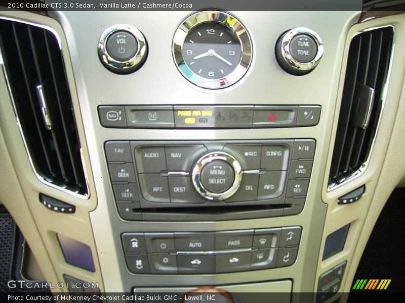Vanilla Latte / Cashmere/Cocoa 2010 Cadillac CTS 3.0 Sedan