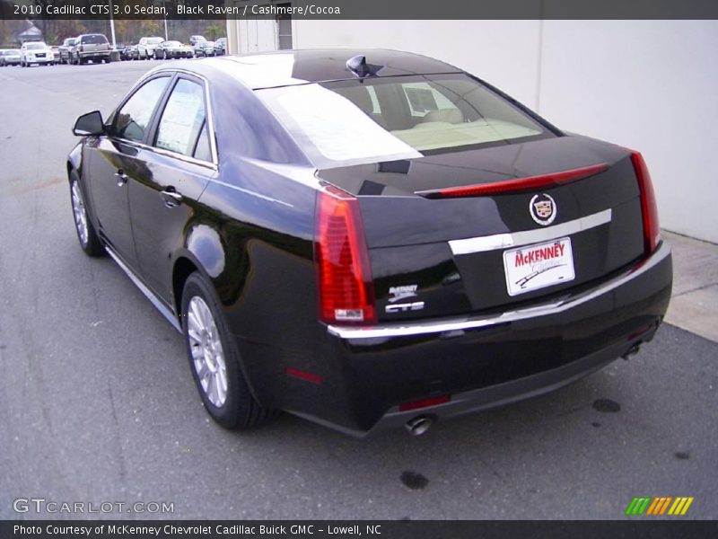 Black Raven / Cashmere/Cocoa 2010 Cadillac CTS 3.0 Sedan