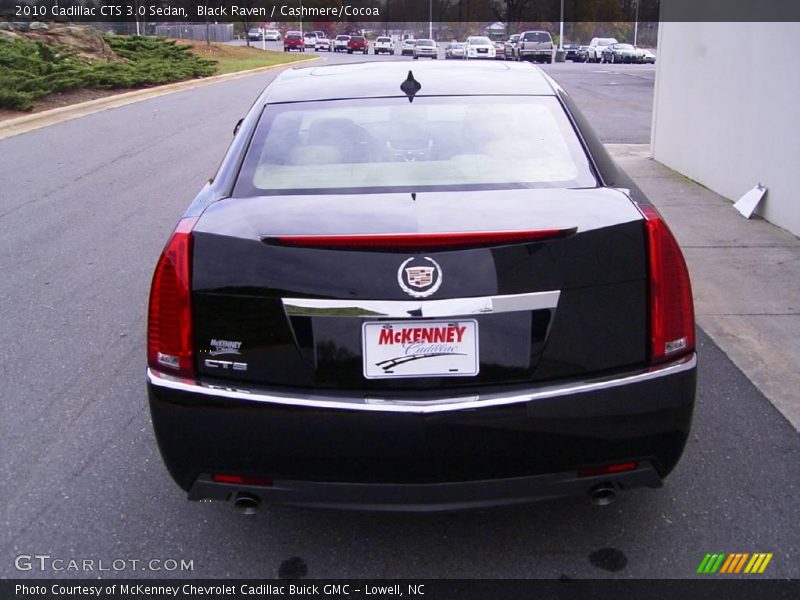 Black Raven / Cashmere/Cocoa 2010 Cadillac CTS 3.0 Sedan