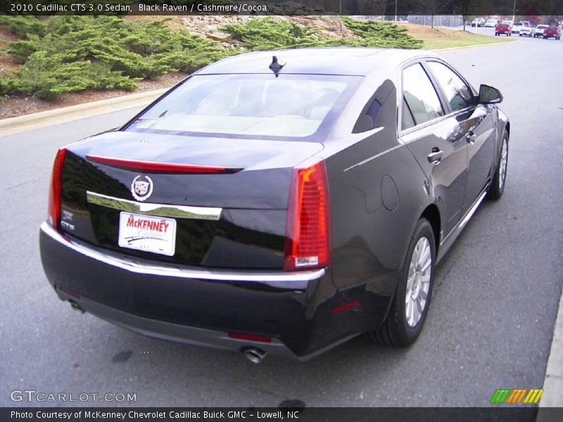 Black Raven / Cashmere/Cocoa 2010 Cadillac CTS 3.0 Sedan