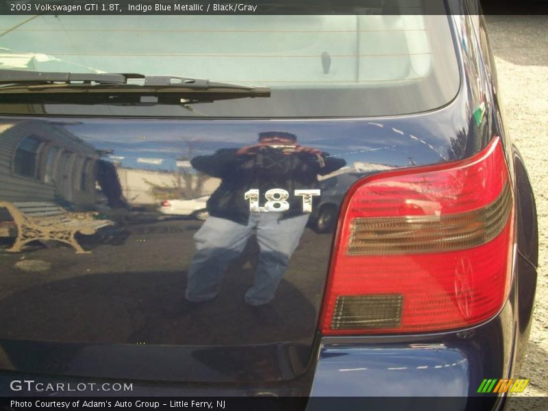 Indigo Blue Metallic / Black/Gray 2003 Volkswagen GTI 1.8T