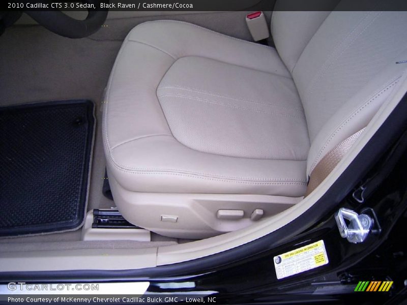 Black Raven / Cashmere/Cocoa 2010 Cadillac CTS 3.0 Sedan