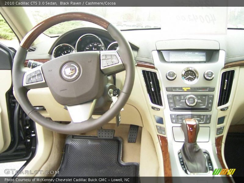 Black Raven / Cashmere/Cocoa 2010 Cadillac CTS 3.0 Sedan