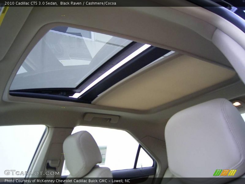 Black Raven / Cashmere/Cocoa 2010 Cadillac CTS 3.0 Sedan