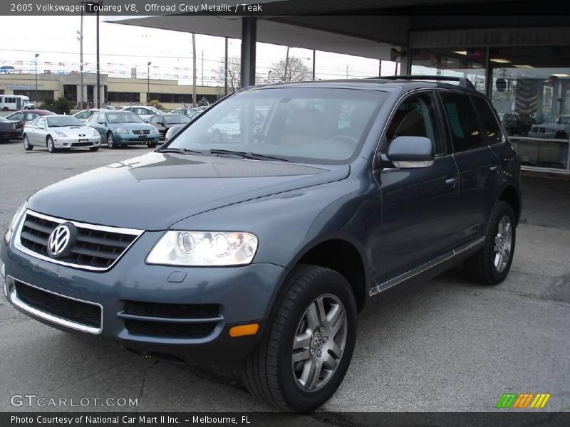 Offroad Grey Metallic / Teak 2005 Volkswagen Touareg V8