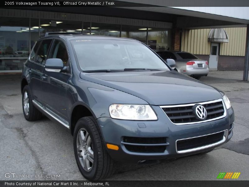 Offroad Grey Metallic / Teak 2005 Volkswagen Touareg V8