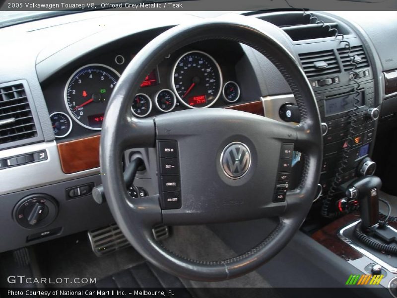 Offroad Grey Metallic / Teak 2005 Volkswagen Touareg V8