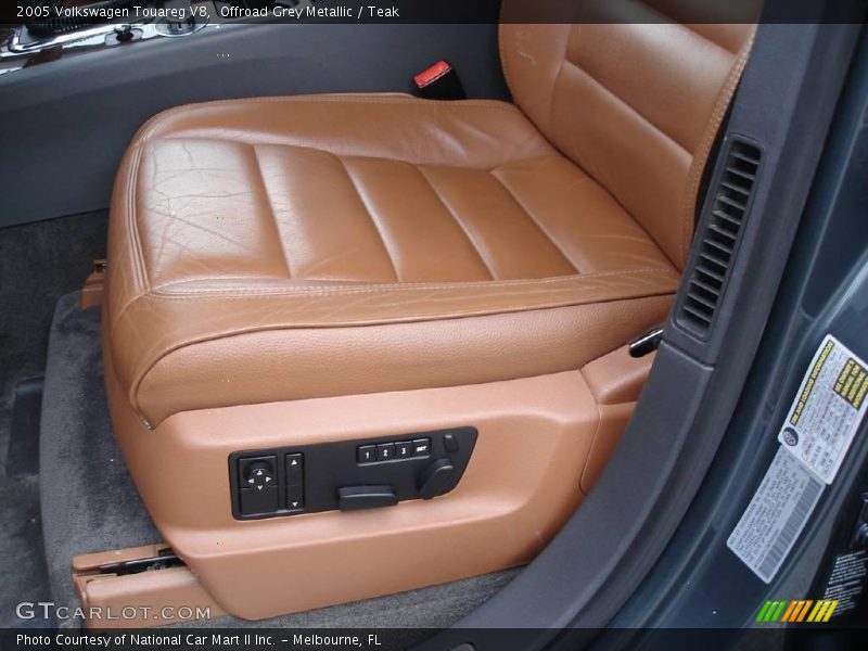 Offroad Grey Metallic / Teak 2005 Volkswagen Touareg V8