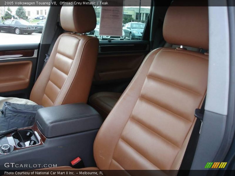 Offroad Grey Metallic / Teak 2005 Volkswagen Touareg V8
