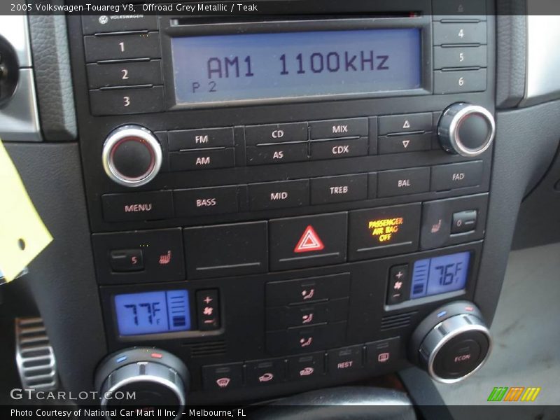 Offroad Grey Metallic / Teak 2005 Volkswagen Touareg V8